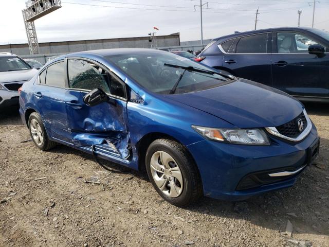 19XFB2F56FE067902 - 2015 HONDA CIVIC LX BLUE photo 4