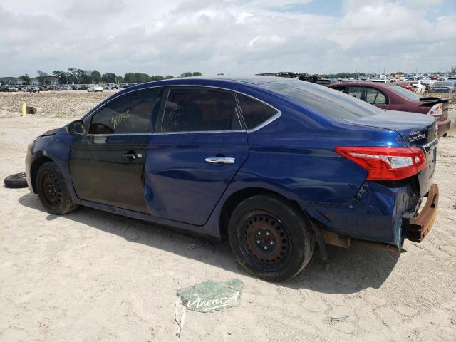 3N1AB7AP3JY329062 - 2018 NISSAN SENTRA S BLUE photo 2