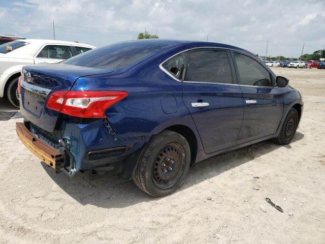 3N1AB7AP3JY329062 - 2018 NISSAN SENTRA S BLUE photo 3