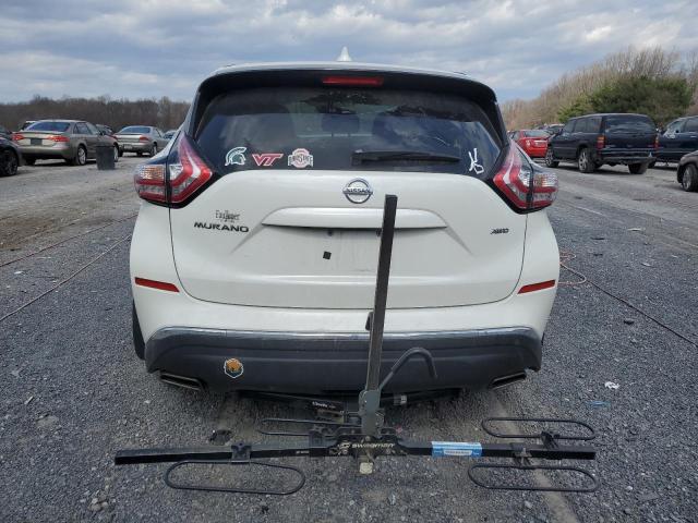 5N1AZ2MH7GN161931 - 2016 NISSAN MURANO S WHITE photo 6