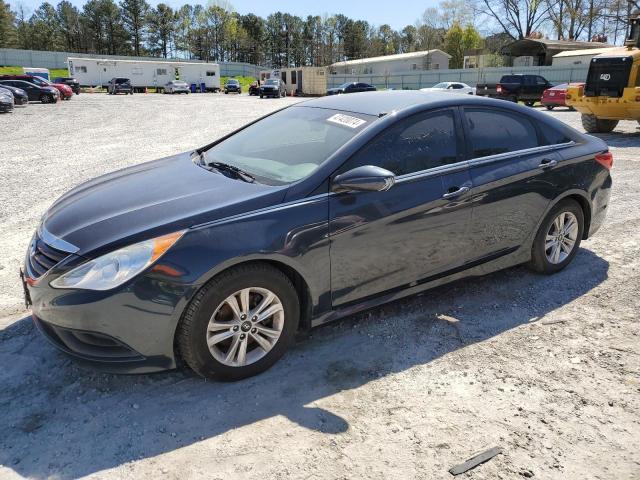 5NPEB4AC3EH907108 - 2014 HYUNDAI SONATA GLS BLUE photo 1