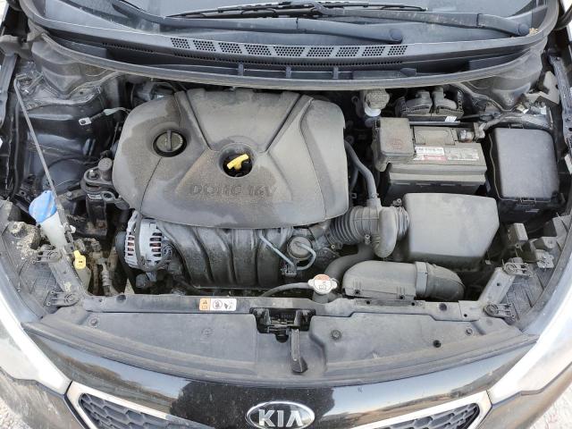 KNAFK4A65G5487849 - 2016 KIA FORTE LX BLACK photo 11