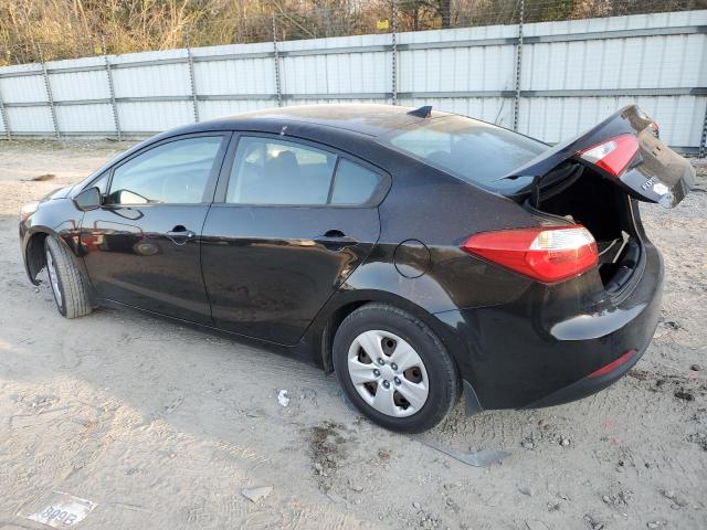 KNAFK4A65G5487849 - 2016 KIA FORTE LX BLACK photo 2