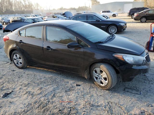 KNAFK4A65G5487849 - 2016 KIA FORTE LX BLACK photo 4