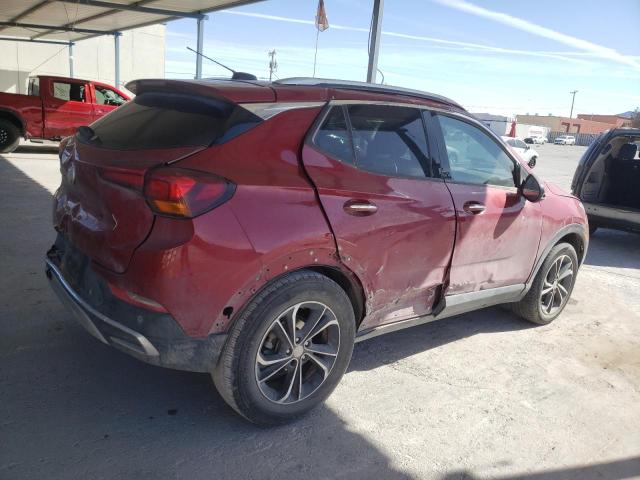 KL4MMFSLXMB132431 - 2021 BUICK ENCORE GX ESSENCE MAROON photo 3