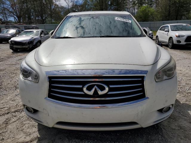 5N1AL0MN6EC502840 - 2014 INFINITI QX60 WHITE photo 5