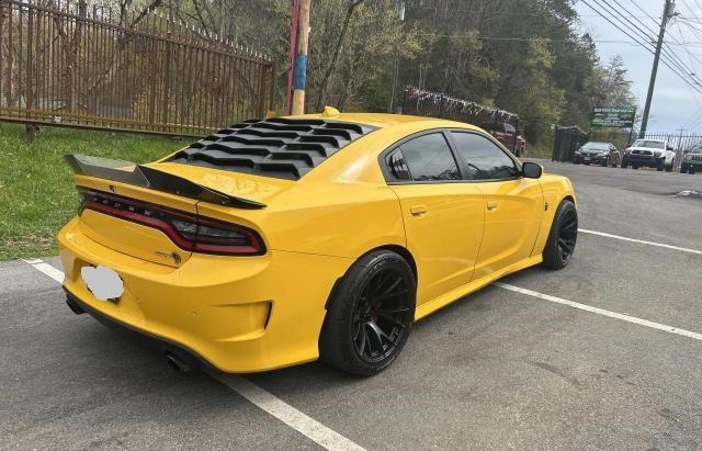 2C3CDXL95HH522851 - 2017 DODGE CHARGER SRT HELLCAT YELLOW photo 4