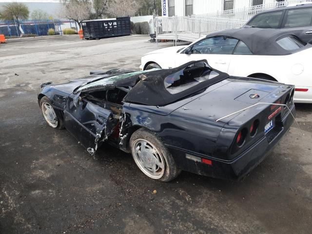 1G1YY318XJ5108267 - 1988 CHEVROLET CORVETTE BLACK photo 2