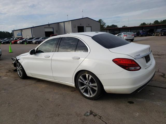 55SWF4JB0HU229242 - 2017 MERCEDES-BENZ C 300 WHITE photo 2