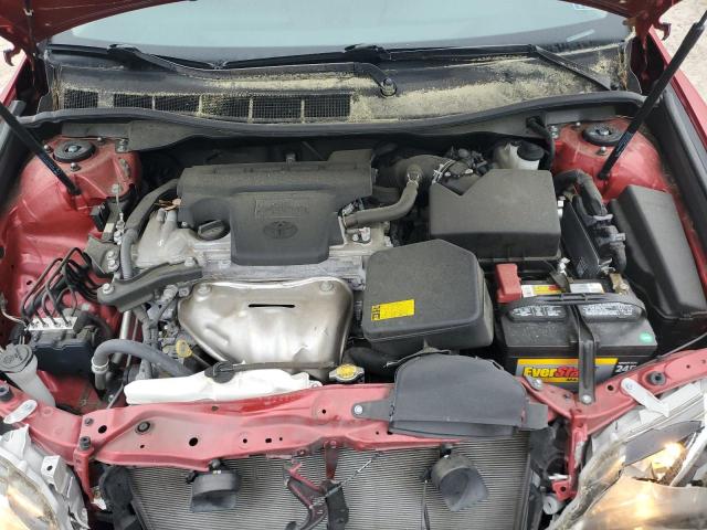 4T1BF1FK3DU702989 - 2013 TOYOTA CAMRY L RED photo 11