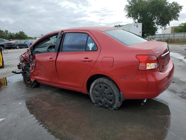 JTDBT923491313863 - 2009 TOYOTA YARIS RED photo 2