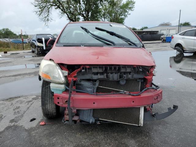 JTDBT923491313863 - 2009 TOYOTA YARIS RED photo 5