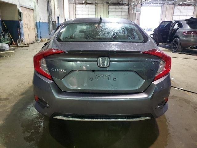 19XFC1F72ME009968 - 2021 HONDA CIVIC EXL ნაცრისფერი ფოტო 6