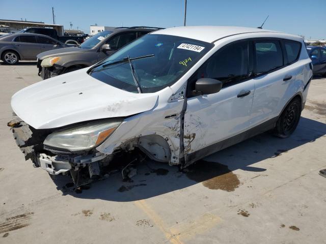 1FMCU0F79EUD24548 - 2014 FORD ESCAPE S WHITE photo 1