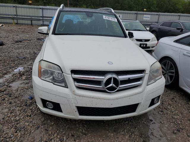 WDCGG8HB0AF321110 - 2010 MERCEDES-BENZ GLK 350 4MATIC WHITE photo 5