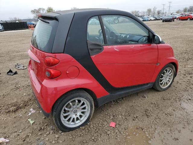 WMEEJ3BA6BK439092 - 2011 SMART FORTWO PURE RED photo 3