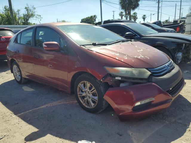 JHMZE2H7XAS021061 - 2010 HONDA INSIGHT EX RED photo 4