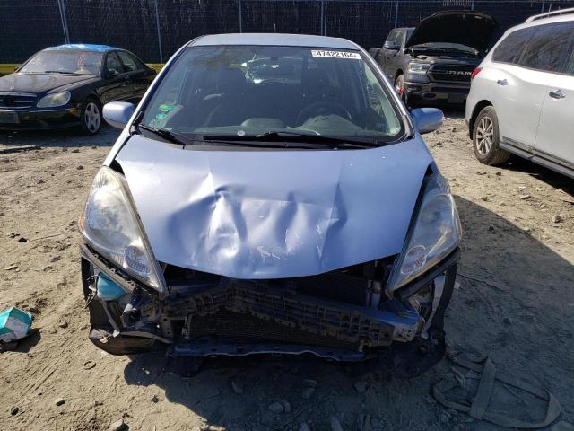 JHMGE8H41AC008693 - 2010 HONDA FIT SPORT BLUE photo 5