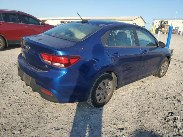 3KPA24AB5JE114204 - 2018 KIA RIO LX BLUE photo 3