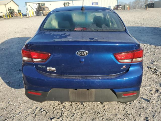 3KPA24AB5JE114204 - 2018 KIA RIO LX BLUE photo 6