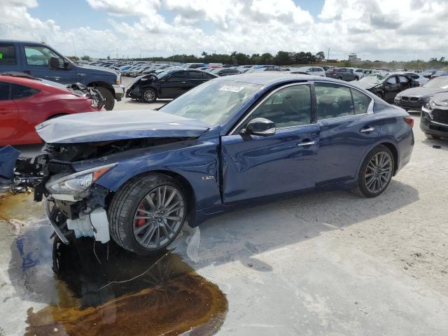 JN1FV7AR1JM700236 - 2018 INFINITI Q50 RED SPORT 400 BLUE photo 1