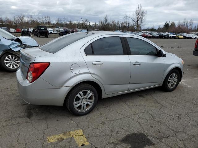 1G1JD5SB0C4161572 - 2012 CHEVROLET SONIC LT SILVER photo 3