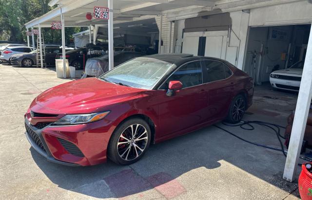 4T1B11HK9JU504473 - 2018 TOYOTA CAMRY L RED photo 2