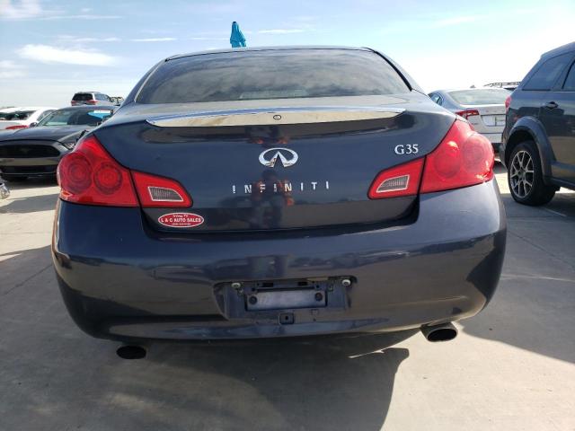 JNKBV61E67M725529 - 2007 INFINITI G35 BLUE photo 6