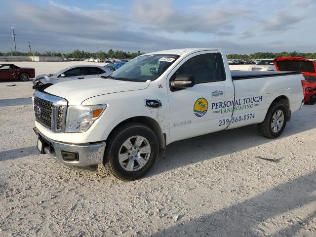 1N6AA1R71HN534367 - 2017 NISSAN TITAN S WHITE photo 1