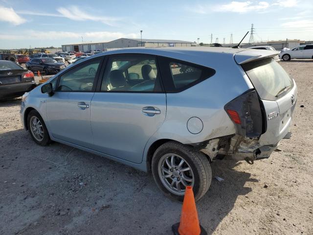 JTDZN3EU3C3091063 - 2012 TOYOTA PRIUS V BLUE photo 2