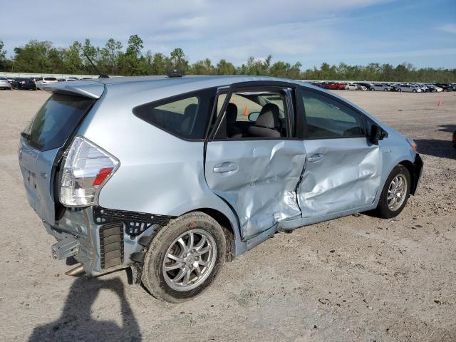 JTDZN3EU3C3091063 - 2012 TOYOTA PRIUS V BLUE photo 3