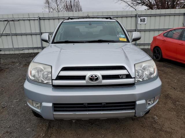 JTEBT17R450055855 - 2005 TOYOTA 4RUNNER LIMITED SILVER photo 5