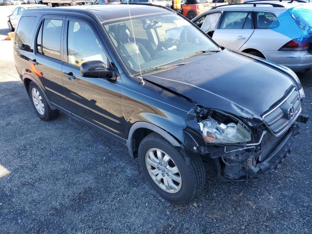 JHLRD78956C044156 - 2006 HONDA CR-V SE BLACK photo 4