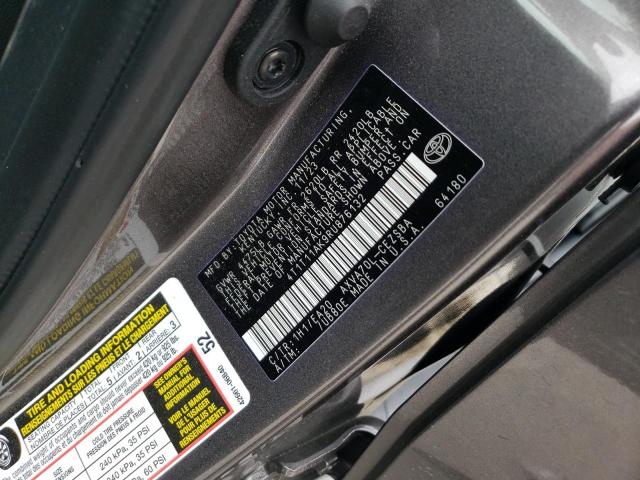 4T1T11AK9RU876132 - 2024 TOYOTA CAMRY SE NIGHT SHADE GRAY photo 13