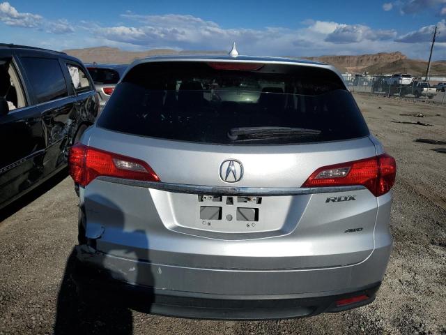 5J8TB4H31DL011706 - 2013 ACURA RDX SILVER photo 6