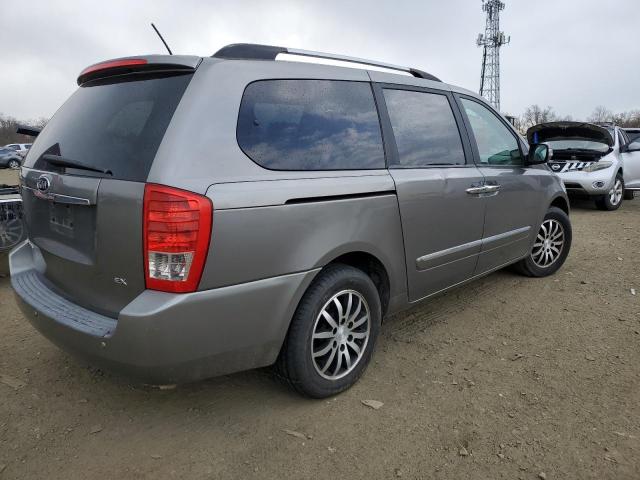 KNDMH4C74B6397335 - 2011 KIA SEDONA EX SILVER photo 3