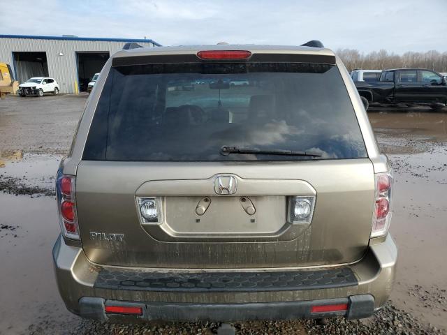 5FNYF28696B016116 - 2006 HONDA PILOT EX TAN photo 6