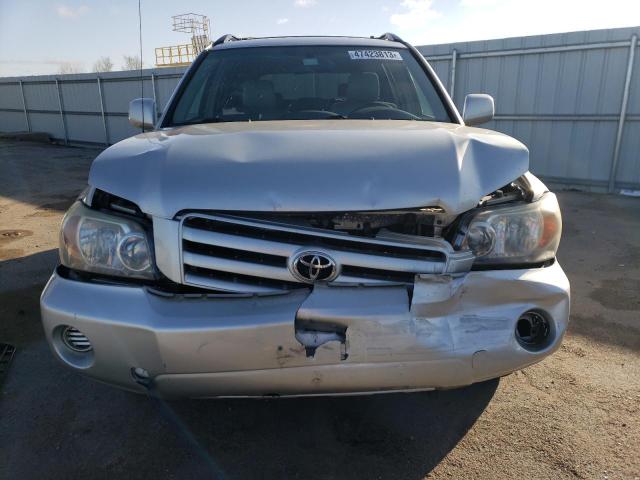 JTEEP21A060137755 - 2006 TOYOTA HIGHLANDER LIMITED SILVER photo 5