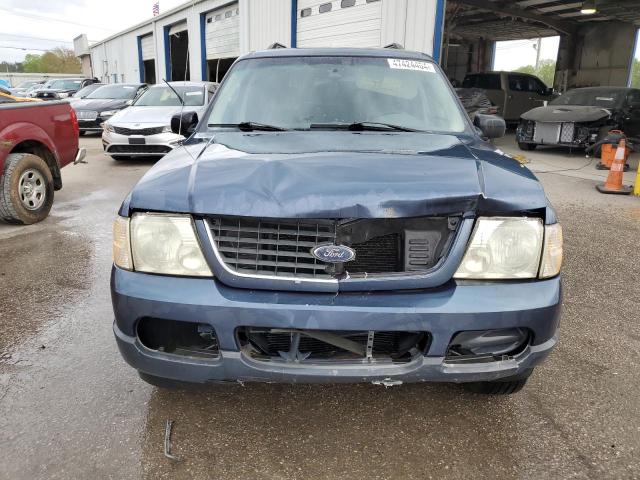 1FMDU63E12UB05752 - 2002 FORD EXPLORER XLT BLUE photo 5