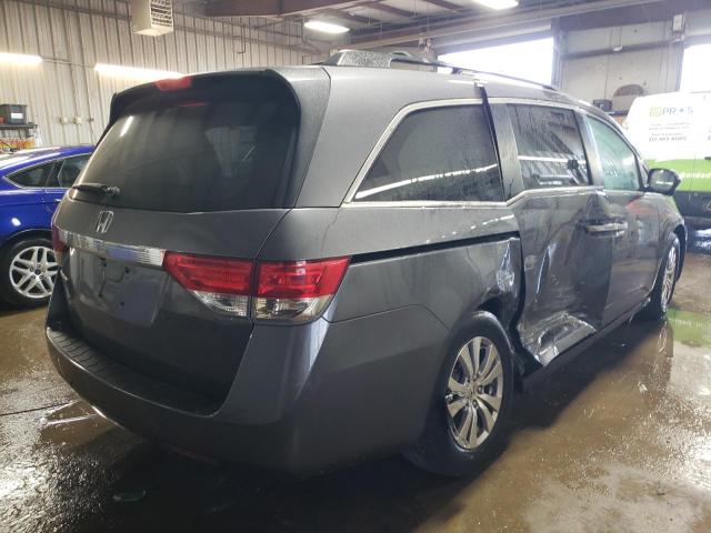 5FNRL5H66EB060989 - 2014 HONDA ODYSSEY EXL GRAY photo 3