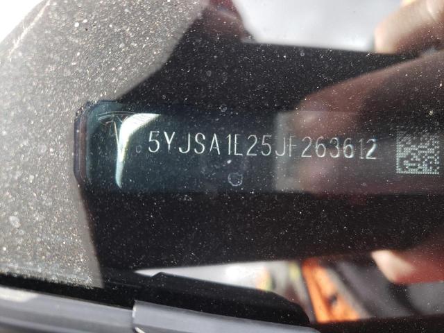 5YJSA1E25JF263612 - 2018 TESLA MODEL S Qırmızı foto 12