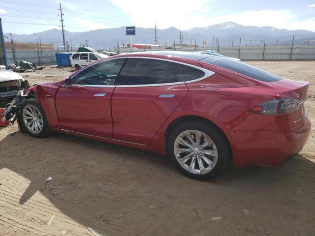 5YJSA1E25JF263612 - 2018 TESLA MODEL S Qırmızı foto 2