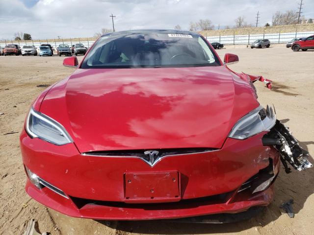 5YJSA1E25JF263612 - 2018 TESLA MODEL S Qırmızı foto 5