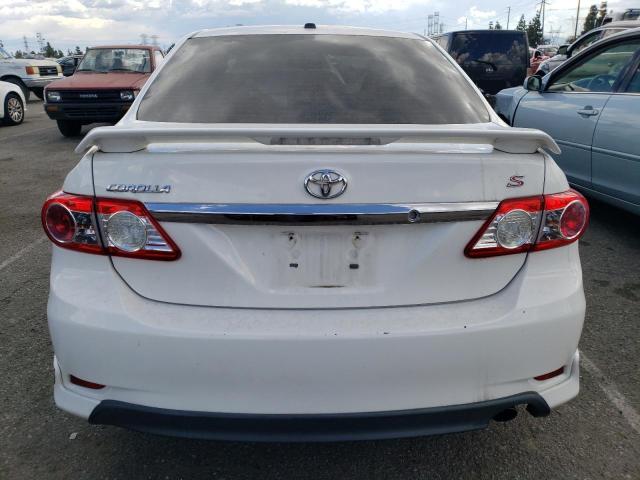 2T1BU4EE9CC865522 - 2012 TOYOTA COROLLA BASE WHITE photo 6