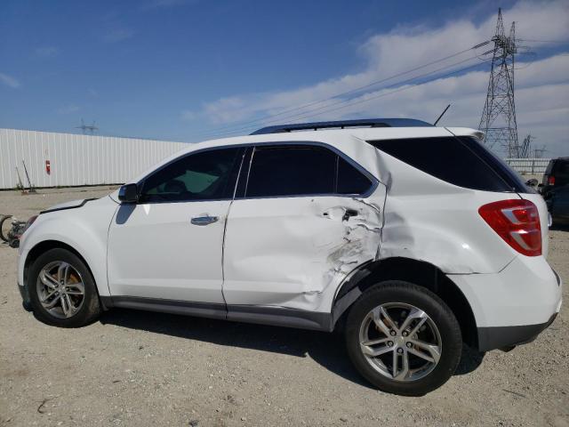 2GNALDEK7H1528753 - 2017 CHEVROLET EQUINOX PREMIER WHITE photo 2