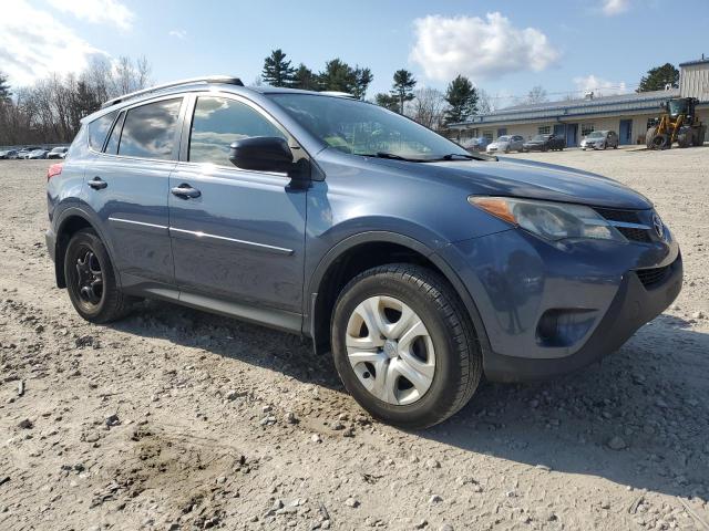 JTMBFREV4ED063621 - 2014 TOYOTA RAV4 LE BLUE photo 4