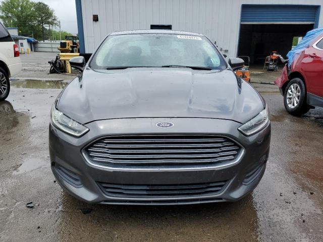 1FA6P0G78F5110272 - 2015 FORD FUSION S GRAY photo 5