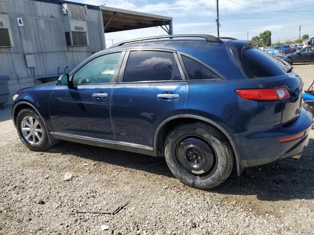 JNRAS08U48X104810 - 2008 INFINITI FX35 BLUE photo 2