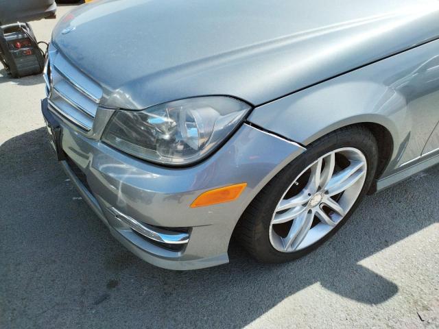 WDDGF4HB0DR243826 - 2013 MERCEDES-BENZ C-CLASS 250 GRAY photo 9