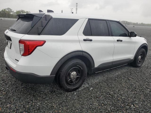 1FM5K8AB5MGC31371 - 2021 FORD EXPLORER POLICE INTERCEPTOR 白色 照片 3